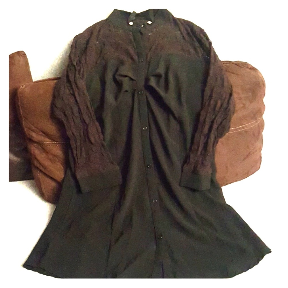 Women's black blouse